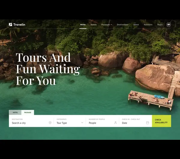 Travelin Joomla Template - A Modern Solution for Travel Businesses